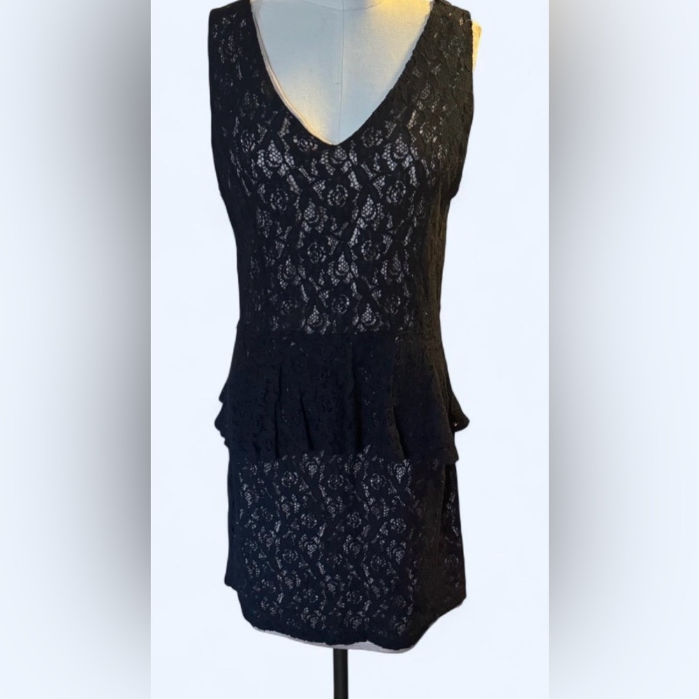 INC International Concepts Black Lace Dress